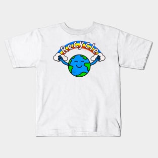 Peace and Recycle Kids T-Shirt